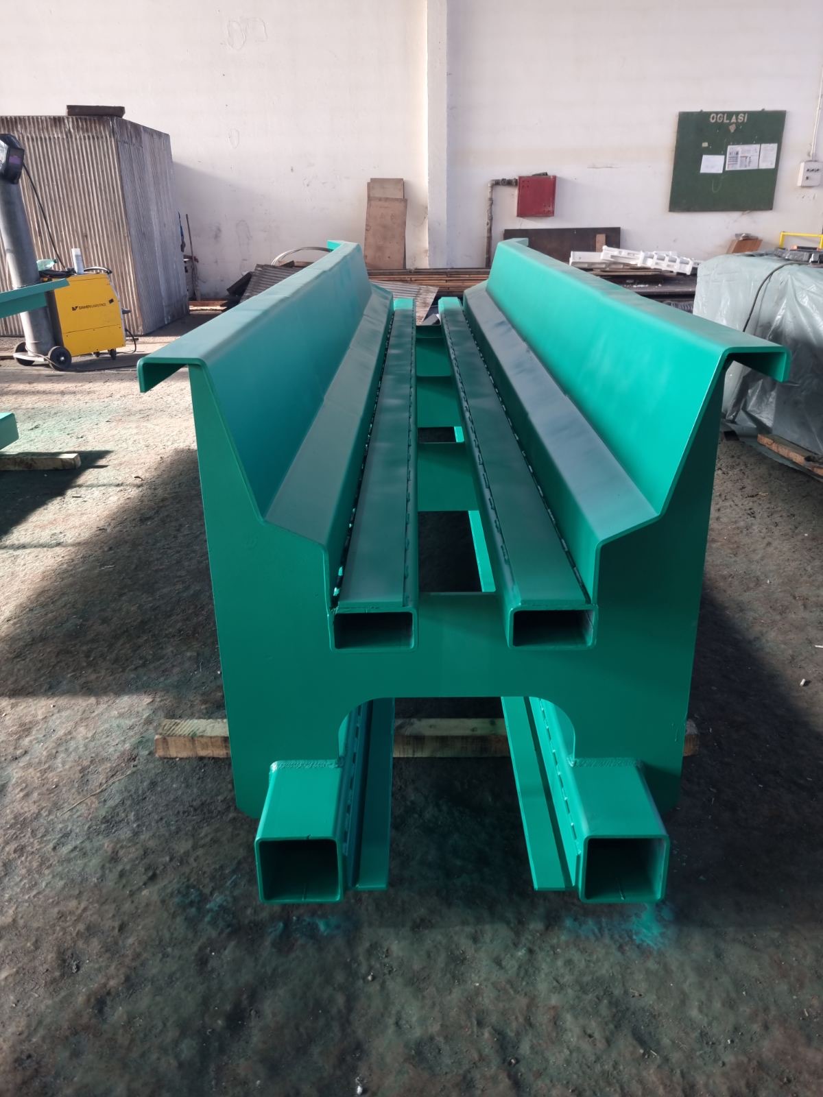 Industrial metal components
